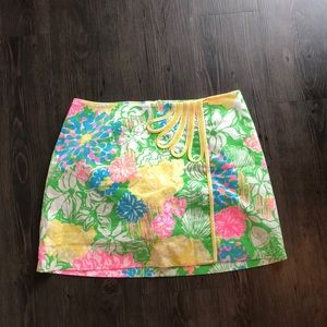 Lilly Pulitzer patterned skirt